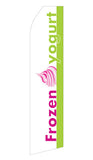 Frozen Yogurt Econo Feather Stock Flag