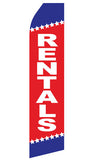Rentals Econo Feather Stock Flag