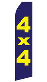 4X4 Econo Feather Stock Flag