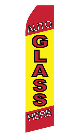 Auto Glass Service Econo Feather Stock Flag