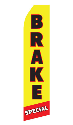 Brake Special Econo Feather Stock Flag