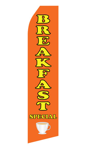 Breakfast Special Econo Feather Stock Flag