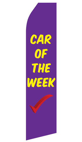 Car of the Week Econo Feather Stock Flag
