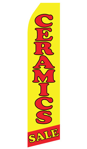 Ceramic Sale Econo Feather Stock Flag