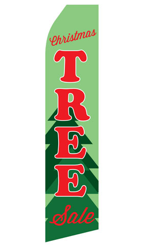 Christmas Tree Sale Econo Feather Stock Flag