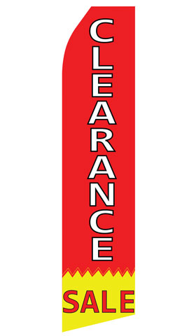 Clearance Sale Econo Feather Stock Flag