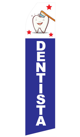 Dentista Econo Feather Stock Flag