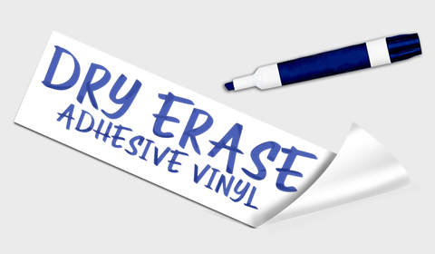 Dry Erase Adhesive Vinyl - Custom Sizes