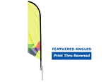 Feather Angled Flag - Small 9ft