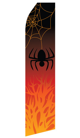 Halloween Spider Econo Feather Stock Flag