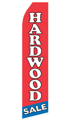 Hardwood Sale Econo Feather Stock Flag