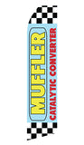 Muffler Catalytic Converter Econo Feather Stock Flag