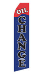 Oil Change Econo Feather Stock Flag