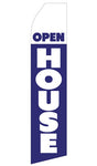 Open House Blue Econo Feather Stock Flag