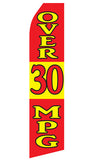 Over 30 MPG Econo Feather Stock Flag