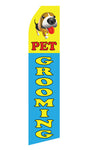 Pet Grooming Econo Feather Stock Flag