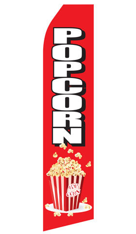 Popcorn Econo Feather Stock Flag