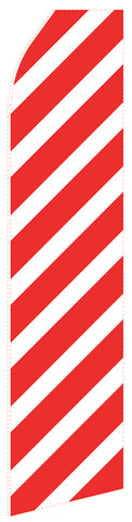 Red Stripe Econo Feather Stock Flag
