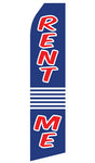 Rent Me Econo Feather Stock Flag