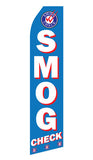 Smog Check Econo Feather Stock Flag