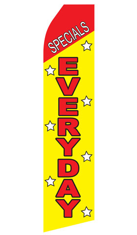 Specials Everyday Econo Feather Stock Flag