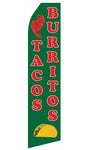 Tacos & Burritos Econo Feather Stock Flag