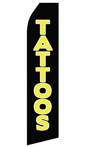 Tattoos Econo Feather Stock Flag