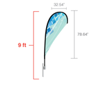 Teardrop Flag - Large 11.2ft