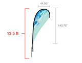 Teardrop Flag - XLarge 13.5ft