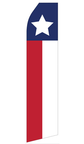 Texas Flag Econo Feather Stock Flag