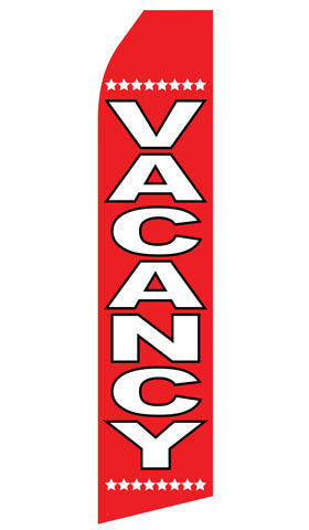 Vacancy Econo Feather Stock Flag
