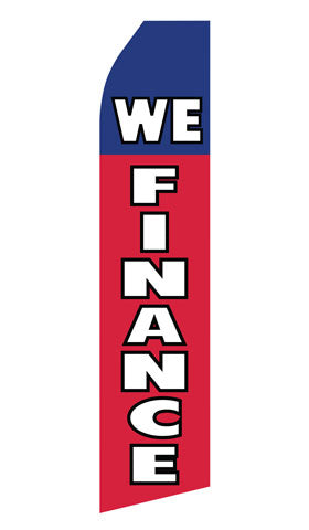 We Finance Econo Feather Stock Flag