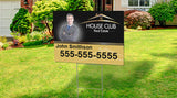 Real Estate Yard Sign & H-Stake