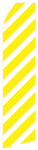 Yellow Stripe Econo Feather Stock Flag