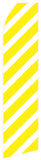 Yellow Stripe Econo Feather Stock Flag