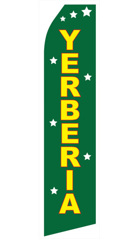 Yerberia Econo Feather Stock Flag