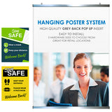 Social Distancing Snap Poster Hanger 48x60